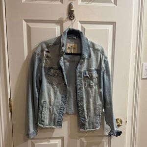Hollister Faded Blue Denim Jacket